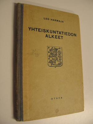 Leo Harmaja : Yhteiskuntatiedon alkeet : oppikirja kansak...