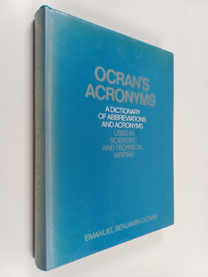 Emanuel Benjamin Ocran : Ocran's acronyms : a dictionary ...