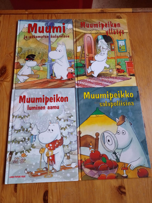 Muumi kirjoja 4 kpl