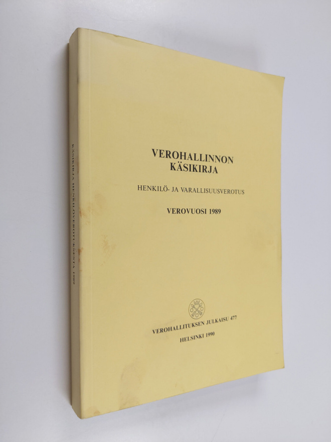 Verohallinnon käsikirja : Henkilö- ja varallisuusverotus ...