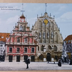 Riika, Mustapäiden talo, vanha väripk, ei p. - pikkukuva 1