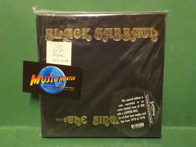 BLACK SABBATH - THE SINGLES 1970-1978 - UUSI 6 X 7" BOX SET