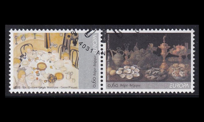 Belgia 3437-8p o Europa gastronomia (2005)