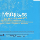 Marquess • El Temperamento CD Maxi-Single - pikkukuva 2