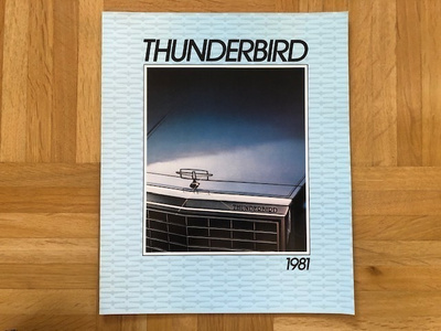 Esite Ford Thunderbird 1981