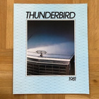 Esite Ford Thunderbird 1981 - pikkukuva 1