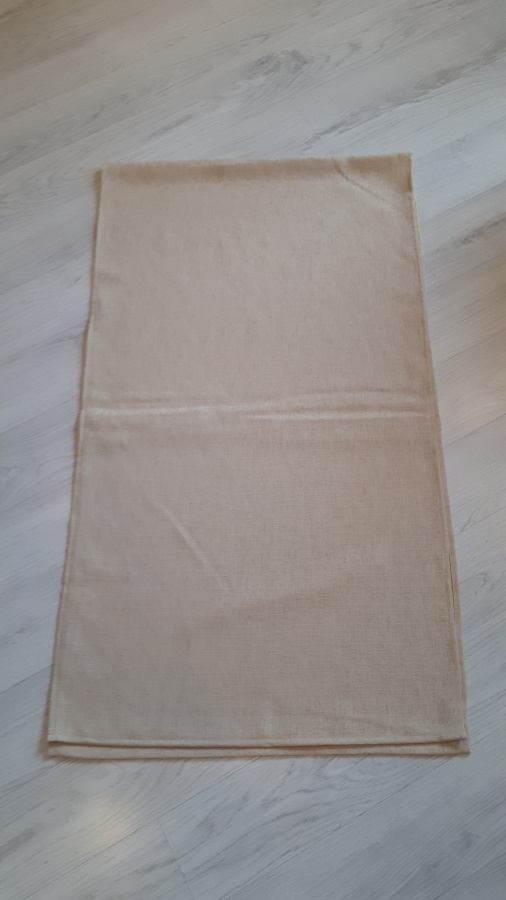 Vaalean beiget paneeliverhot 2 kpl 62 x 224