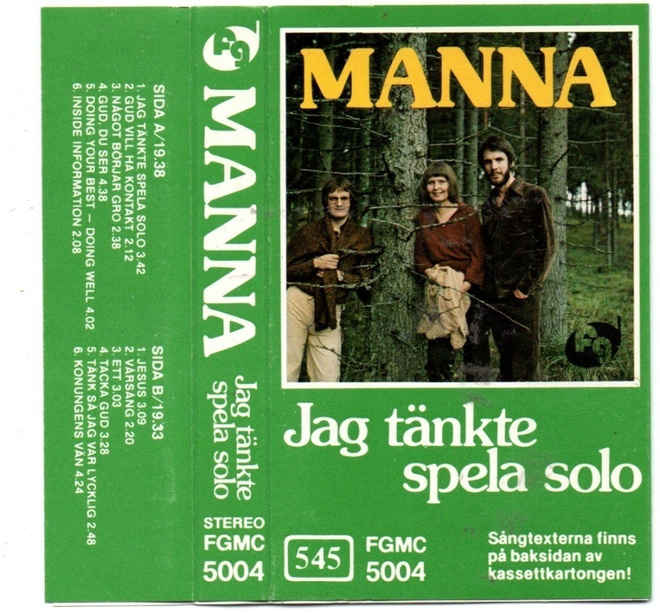 Manna Jag tänkte spela solo c-kasetti