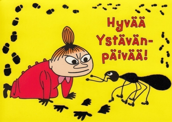 Muumit Pikku Myy, muurahainen (nukkapint. kortti)