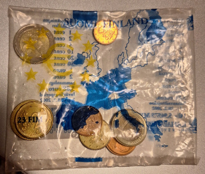 Euroraha starttipakkaus 1999.