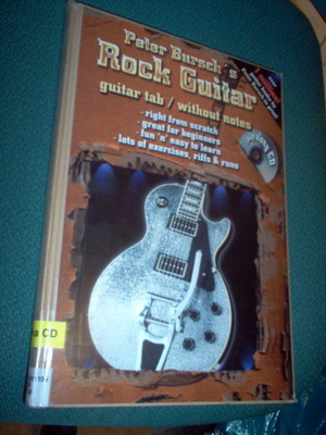 Peter Bursch`s ROCK GUITAR Kirja + CD (Sis.postikulut )