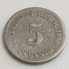 Saksa 5 Pfennig 1890A - pikkukuva 3