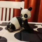Lomonosov Panda figuuri, punainen leima. - pikkukuva 1