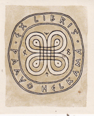 Ex Libris, Paavo Helkama,  b676