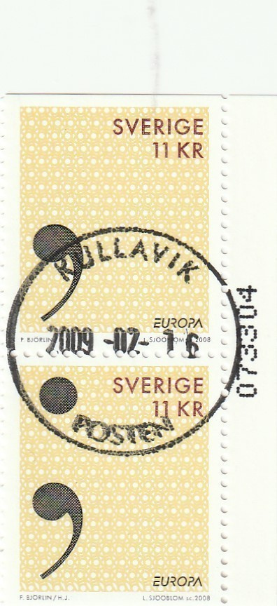 RUOTSI 2008 / Fa 2654/55 PARI LEIMATTUNA