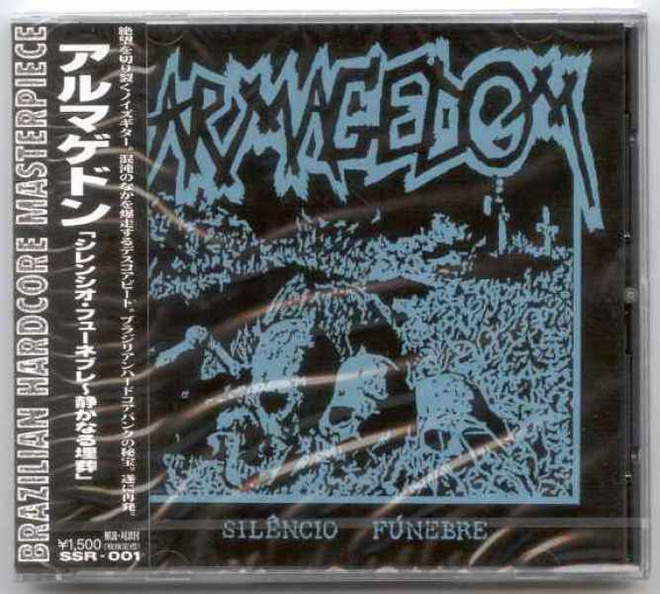 ARMAGEDOM silêncio fùnebre CD -1986- BRASSI HC-JAPANI PAINOS