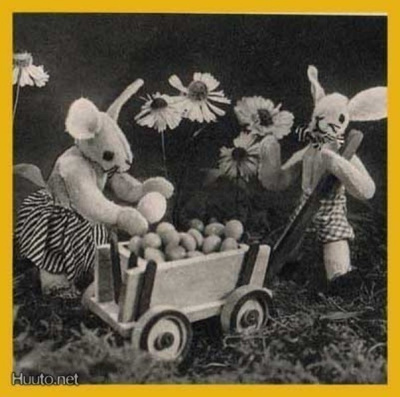PUPU / Pehmopuput, munakärry ja kukkia. 1950-l.