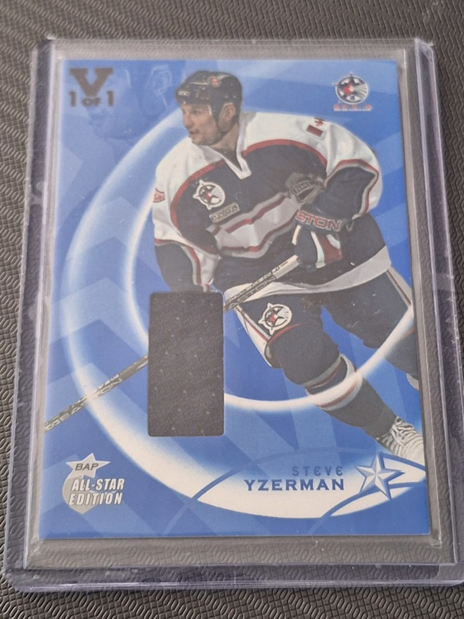 Vault 1/1 2003-04 BAP All-Star Edition Steve Yzerman Game Us