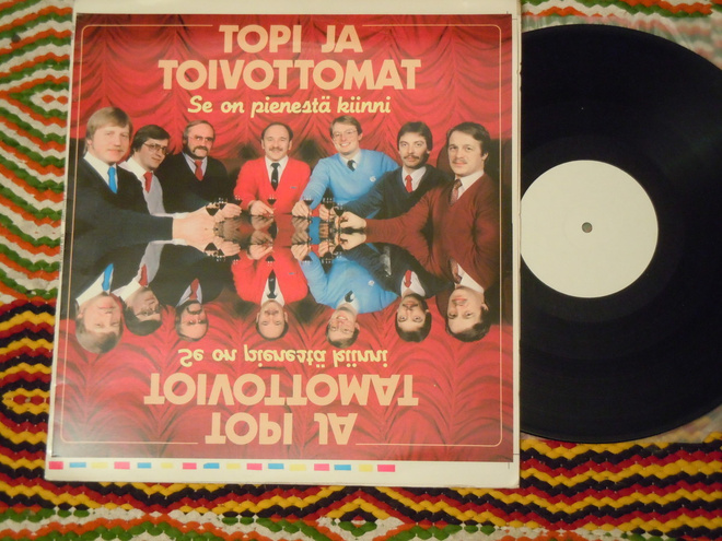 TOPI JA TOIVOTTOMAT  Se On Pienestä Kiinni - LP 1984 KOELEVY