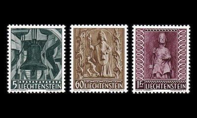 Liechtenstein 386-8 ** Joulu (1959)