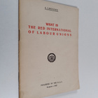 Aleksandr Lozovski : What is the Red International of Lab... - pikkukuva 1