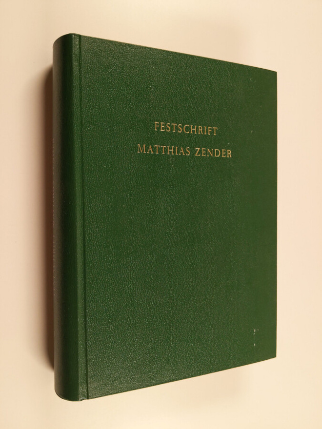 Festschrift Matthias Zender : Studien zu Volkskultur, Spr...