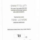 2018-19 Cardset Signature Toni Leivo - pikkukuva 2