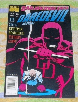 Sarjakuvalehti 3 / 1994 - Daredevil