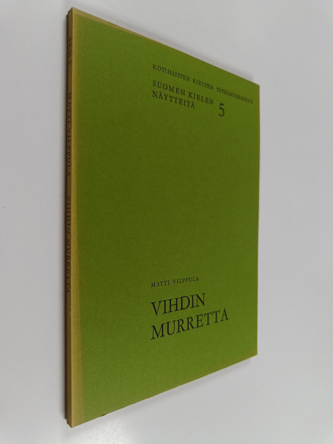 Matti Vilppula : Vihdin murretta