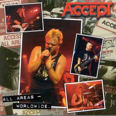 Accept - All Areas - Worldwide (2CD) VG+!!