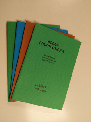 Borgå folkhögskola : läsåret 1980-1981 ; 1981-1982 ; 1984...