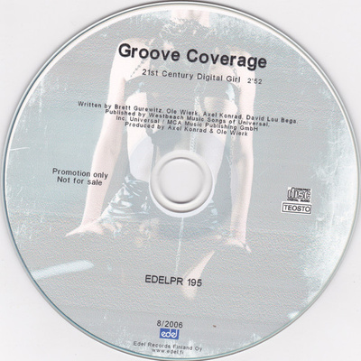 Groove Coverage • 21st Century Digital Girl PROMO CDr-Single