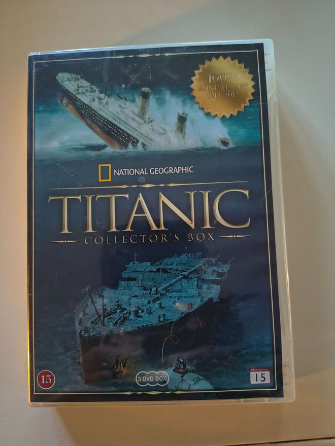 Titanic DVD boksi