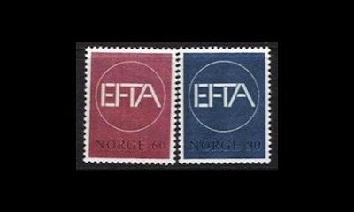 Norja 551-2 ** Efta (1967)