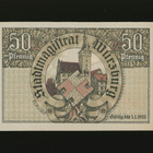 Saksa Notgeld 50 Pfg, Würzburg 1920 - pikkukuva 2