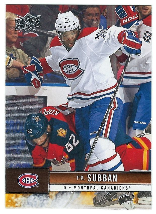 12-13 Upper Deck #92 P.K. Subban