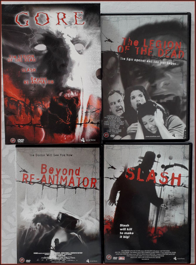 GORE Collection - kauhufilmi - DVD Boxi  (Sis. 3 Elokuvaa)