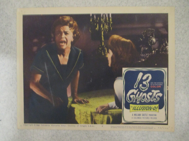 13 KUMMITUSTA (William Castle, 1960) - aulakortti #8