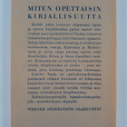 M. Vaula : Miten opettaisin kirjallisuutta - pikkukuva 2