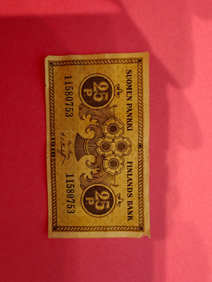 25 penniä 1918