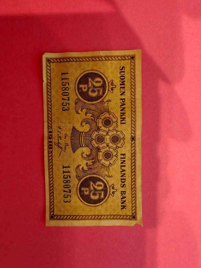 25 penniä 1918