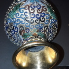 CLOISONNE KORISTE VAASI. korkeus 16 cm - pikkukuva 4