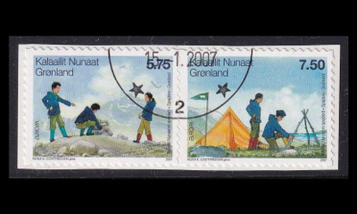 Grönlanti 482-3 o Europa partio tarramerkit (2007)