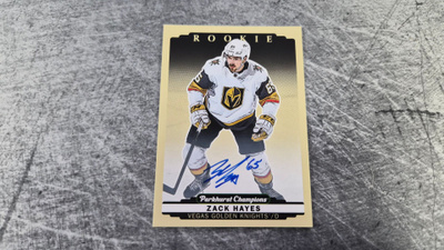 Zack Hayes 2022-23 Parkhurst Champions Auto