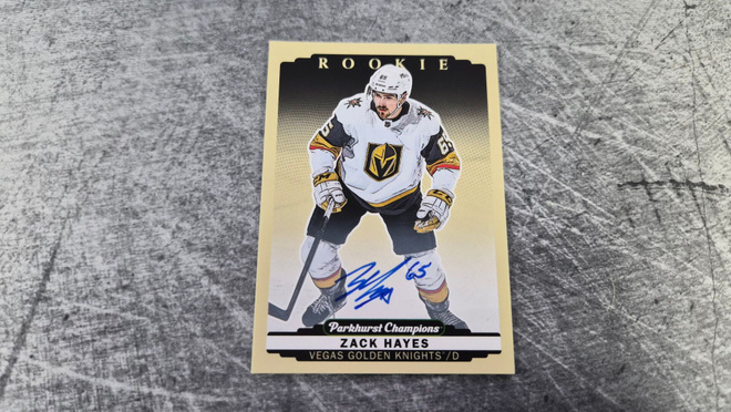 Zack Hayes 2022-23 Parkhurst Champions Auto