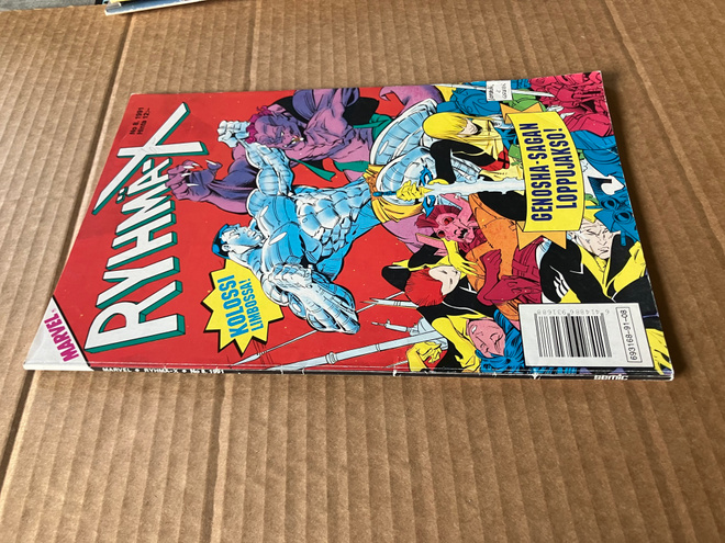 MARVEL RYHMÄ-X 8/1991 HYVÄ