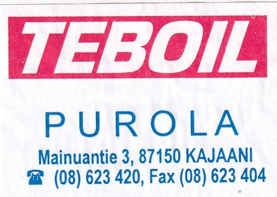 Kajaani, Purola , TEBOIL   7/8