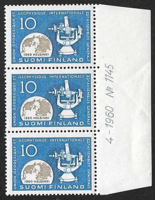 Geod-geof. kongressi 1960 (LAPE 3x522) ** numerorivilö