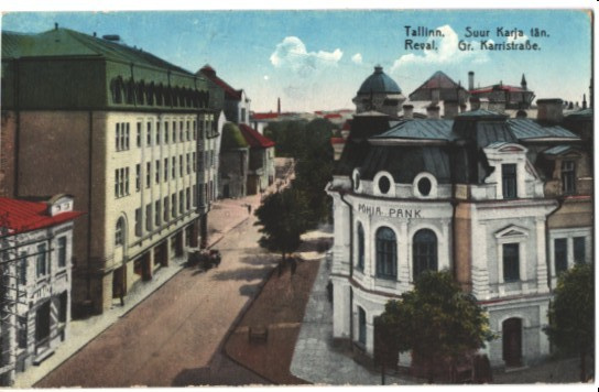TALLINN. REVAL. SUURKARJA TÄN POHJA,PANK TALLINNA-HELSINKI