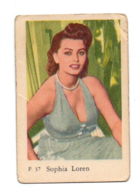 Purkkakuva P. n:o 37 SOPHIA LOREN